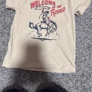 Garanimals Cream Kids 'Welcome to the Rodeo' Graphic Tee with Red & Black Print